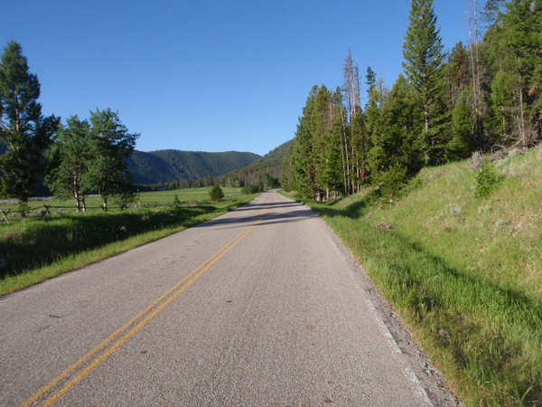 We're riding to Elkhorn Hot Springs.